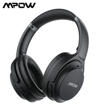  Mpow H12 IPO Hibrid Aktif Gürültü Önleyici Kulaklıklar, Kablosuz Aşırı Kulak Bluetooth Kulaklıklar İçin iPhone SE 11 12 13 Artı