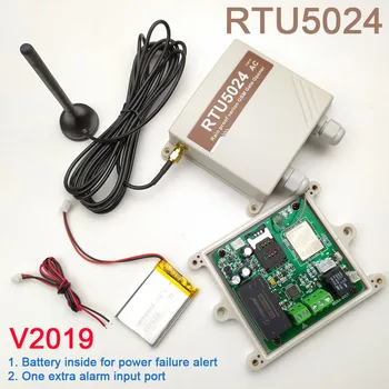  HUOBEI V2019 RTU5024 Yağmur geçirmez tip GSM Salıncak Sürgülü Kapı Açacağı Röle Anahtarı Uzaktan Erişim Kontrollü kapı Açacağı