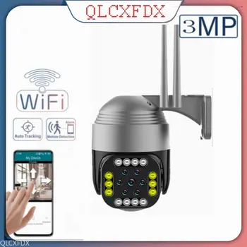  3MP WiFi PTZ Kamera Açık Kablosuz İzleme güvenlik kamera CCTV Kızılötesi Gece Görüş Uzaktan Görüntüleme Su Geçirmez ıp kamera