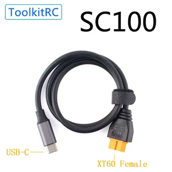  Toolkitrc SC100 Tip-C XT60 şarj kablosu için toolkitrc M7 M6 M6D M8S Şarj Cihazı
