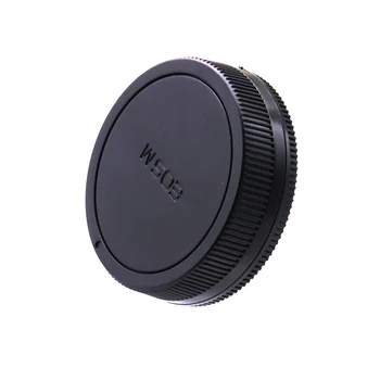  Arka Lens kapağı + Kamera Vücut kapatma başlığı Plastik Siyah Canon EOS EF-M montaj kamera ve canon lensi EOS M5 M6 M100 M200