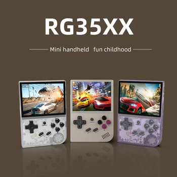  RG35XX Retro elde kullanılır oyun konsolu Linux Sistemi 3.5 İnç IPS Ekran Desteği Kolu Bağlantı Çocuk Doğum Günü Yılbaşı Hediyeleri