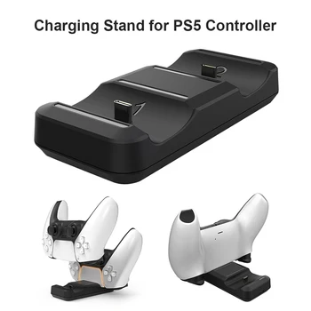  Için PS5 1.5 A Çift USB C Şarj Cradle dok istasyonu PS5 Kablosuz Denetleyici DualSense Şarj Cradle Fsst Şarj Cihazı PS5