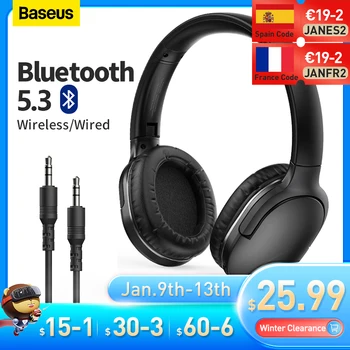  Baseus D02 Pro kablosuz kulaklıklar Bluetooth Kulaklık 5.3 Katlanabilir Kulaklık Spor Kulaklık Oyun Telefonu Fone bluetooth kulaklıklar