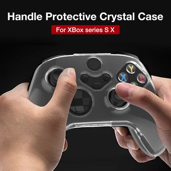  Xbox Serisi X Denetleyici Kılıf Koruyucu Sert Temizle Kristal Kabuk Kapak
