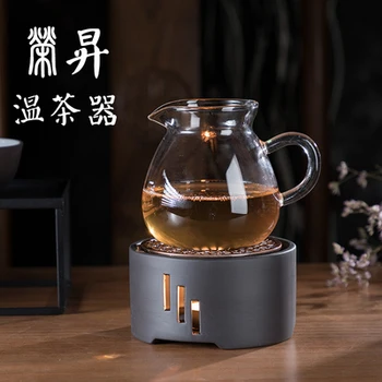  Japon tarzı seramik demlik Trivets alkol mum ısıtma kahve süt ısıtıcı çay seti pot tutucu bankası Teaware çay makineleri soba