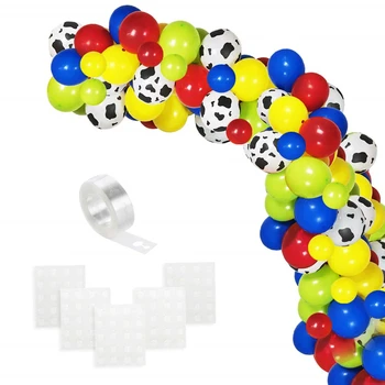  120 adet Oyuncak Inspired Hikayesi Parti İnek Renkli Lateks Balonlar Kemer Bebek Duş, çocuklar Doğum Günü Partisi Zemin Süslemeleri