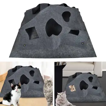  Taşınabilir Kedi Oyuncak Mat İnteraktif Battaniye Oyun Egzersiz Köpek Kulübesi Küçük Hayvanlar