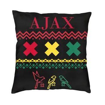  Moda Amsterdam Futbol Ajax Bob Marley Kare Yastık Kılıfı Ev Dekorasyon Üç Kuş minder örtüsü Oturma Odası için