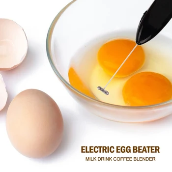  Elektrikli Yumurta Çırpıcı sütlü içecek Kahve Mikser Blender Akülü Yumurta Çırpıcı Frother Karıştırıcı Pişirme Pişirme Araçları Mutfak Aracı