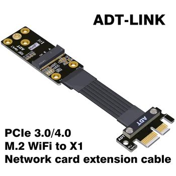  PCI-E 4.0 PCIe X1 Uzatma kordon adaptörü Kartı M. 2 Ngff Anahtar AE Kablosuz Ağ Kartı Anakart Wifi Yuvası ADT Bağlantı