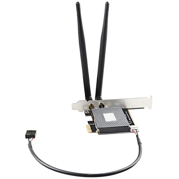  MİNİ PCIE Masaüstü Wifi adaptörü PCI - E X1 Kablosuz WiFi Ağ Adaptörü Dönüştürücü Kartı Desteği Bluetooth PC için