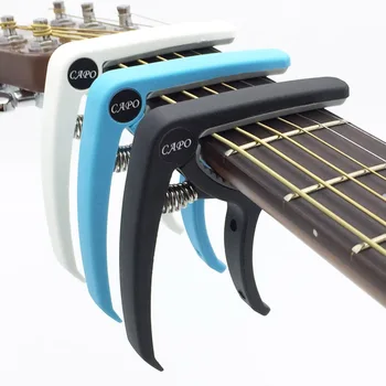  SLOZZ Plastik Gitar Capo 6 Telli Akustik Klasik Elektro Guitarra Ayar Kelepçesi Enstrüman Aksesuarları