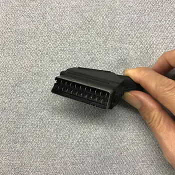  1 Adet Scart 21 pin AB tak erkek konnektör Bağlantı Noktası Soket Arabirim Konektörü