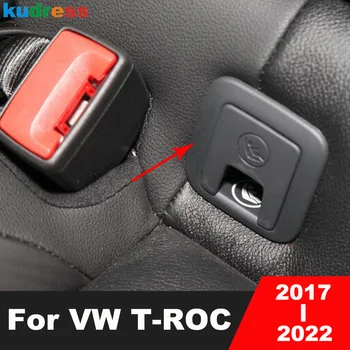  Volkswagen VW T-Roc TROC 2017 2018 2019 2020 2021 2022 Aksesuarları Paslanmaz Araba Arka Koltuk Ayar Anahtarı düğme kapağı Trim