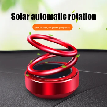  Araba Aromaterapi Güneş 360 Derece Rotasyon Araba Parfüm Oto İç Kaynağı Parfüm Difüzör Güneş Enerjisi Dönen Askıya