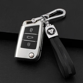  Yumuşak TPU Araba Anahtarı Durum Kapak için Volkswagen VW Golf 7 için Mk7 Koltuk Ibiza Leon FR 2 Altea Aztek Skoda Octavia için
