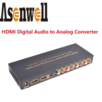  4K HDMI HDMI Ses Çıkarıcı V1.4 LPCM 7.1 CH DAC Dönüştürücü Dekoder Ses SPDIF 5.1 7.1 Ses Dijital Analog Dönüştürücü