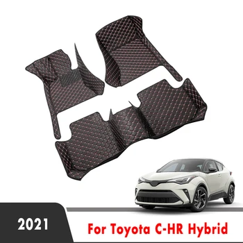  Araba Paspaslar Toyota C-HR CHR Hibrid 2021 Halı Ayak Pedleri Özel Aksesuarlar İç Pedallar Ürünleri Kilim Otomobiller