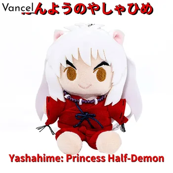  13 CM Anime Inuyasha peluş oyuncaklar Yashahime Inuyasha Sesshoumaru Moroha Higurashi Karikatür Hakiki Dolması Kolye Bebek Kawaii Hediyeler