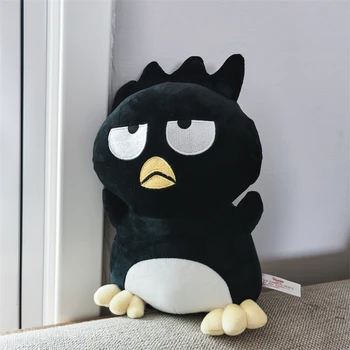  Sanrio Kötü Badtz Maru peluş oyuncak Yumuşak Sevimli Japon Tarzı Anime Siyah Penguen Bebek Kucaklama Peluş Doğum Günü Hediyeleri Kız 30/40/60cm