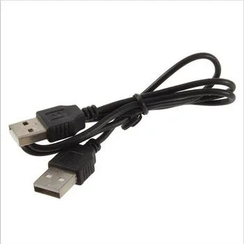  Yüksek hızlı USB 2.0 A tipi Erkek Erkek M / M AM Adaptör Konnektörü USB Uzatma uzatma kablosu Transferi Data Sync Kablosu Hattı