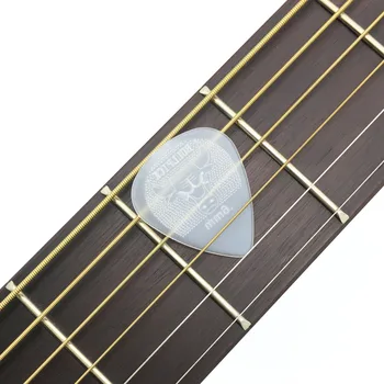  12 adet Bull Başkanı 0.6 mm 0.73 mm Gitar Seçim Süper Dayanıklı Naylon kaymaz Tasarım Arabulucu Akustik Elektro Guitarra Dizeleri Tıngırdatma