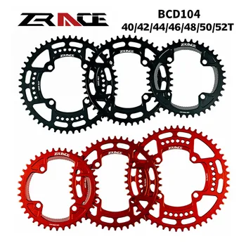  ZRACE Bisiklet BCD104 Zincirleri MTB Yol Bisikleti Dar Genişlik Diş Aynakol dağ bisikleti 40/42/44/46/48/50 / 52T Aynakol Parçaları