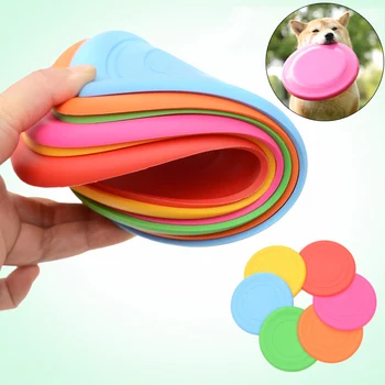  Komik Pet Köpek Oyuncak Küçük Orta Köpekler Için Interaktif Plastik Köpek Oyuncak Uçan Diskler Disk Honden Speelgoed mascotas Aksesuarları