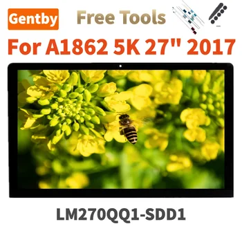  Orijinal LM270QQ1-SDD1 LM270QQ1 SDD1 iMac Pro İçin A1862 27 inç 5K 2017 Yıl 5120X2880 EMC 3144 MQ2Y2 LCD Ekran HBM2