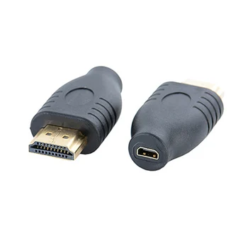  HDMI uyumlu M / F Dönüştürücü Standart HDMI uyumlu Erkek Mikro HDMI uyumlu Dişi Soket Adaptörü