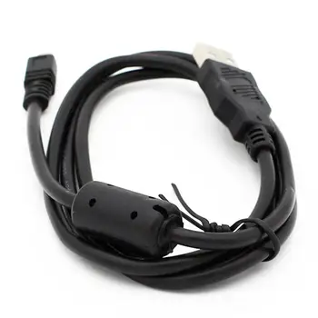  Siyah 4.9 ft 59 İnç 1.5 M 8 Pin UC-E6 Kamera USB Veri FinePix sony Kablosu Toptan Kordon Pentaxist Olympus Nikon İçin Coo S7T3
