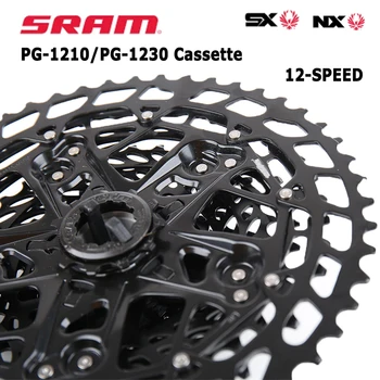  SRAM SX NX KARTAL Kaset PG - 1210 PG-1230 11-50T 12 Hız MTB Bisiklet Kaset dişlisi Bisiklet Freewheel HG Sürücü Gövdesi