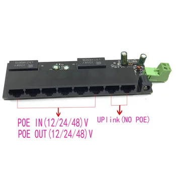  POE12V-24V-48V POE12V/24 V/48 V POE OUT12V/24 V/48 V poe anahtarı 100 mbps POE poort; 100 mbps yukarı Bağlantı poort; poe powered anahtarı NVR