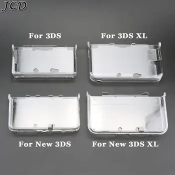  JCD Toplu Plastik Şeffaf Kristal Koruyucu Sert Kabuk deli kılıf Kapak İçin 3DS / Yeni 3DS / 3DS XL / Yeni 3DS XL Konsol Oyunları