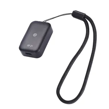  GF21 Mini GPS Gerçek Zamanlı araç takip cihazı Anti-Kayıp Cihaz Ses Kontrolü Kayıt Bulucu Yüksek çözünürlüklü Mikrofon WIFI + LBS + GPS