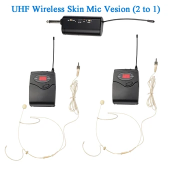  2022 Bel Geri Gizli Metal Klip Profesyonel UHF Kablosuz Mikrofon kablosuz mikrofon Kulak Kancası Kulaklık/Yaka Mikrofonları Sahne için
