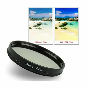  CPL Kamera Lens Filtresi Ultra Optik Çok Kaplamalı Dairesel Polarize 30 37 43 46 49 55 58 62 67 72 77 82 86 95 105mm