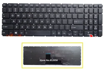  SSEA Yeni laptop ABD Klavye İçin hiçbir çerçeve Toshiba Uydu C50-B C55-B C50D-B C55D-B C50A-B C55-B5200 C55-B5201