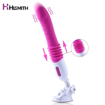  HISMITH 3 Titreşim Modları Mini Seks Makinesi Kadınlar için Tabancası İtme Otomatik 3 İtme Modları Oyuncakları Titreşimli Yapay Penis
