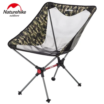  Naturehike Piknik Sandalye Hafif Katlanabilir plaj sandalyesi Taşınabilir Kompakt Ağır Katlanır kamp sandalyesi Balıkçılık Sandalye