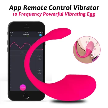  Kablosuz bluetooth G-Spot Yapay Penis Vibratör Kadınlar için APP Uzaktan Kumanda Giyim Titreşimli Yumurta Klitoris Kadın Külot Seks Oyuncakları yetişkinler için