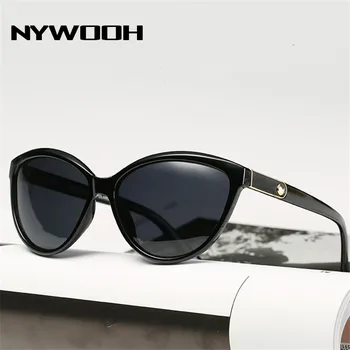  NYWOOH Retro Kedi Göz Güneş Gözlüğü Kadın Polarize Bayan Zarif güneş gözlüğü Kadın Sürüş Gözlük UV400
