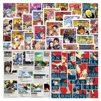  30/50 ADET Kırmızı ve Mavi Anime Posteri Kombinasyonu Graffiti Sticker Bagaj Dizüstü Scooter Su Bardağı PVC Etiket Toptan