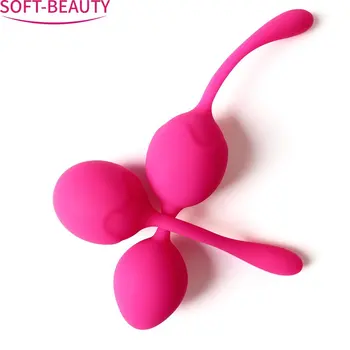  Benwa Topu Sıkma Egzersiz Silikon Akıllı Geyşa Kegel Topu Simülatörü Vajinal Boncuk Vajinal Topu Kadın Seks Oyuncakları
