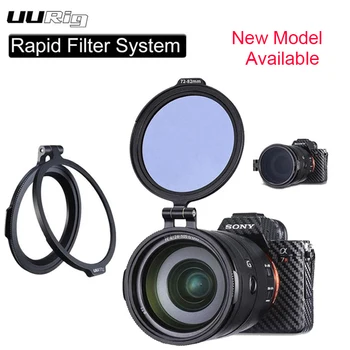 UURig RFS ND Filtre Hızlı Filtre Sistemi Hızlı Bırakma Çevirme Braketi Lens Flip Dağı Sony Nikon DSLR Kamera Aksesuarları