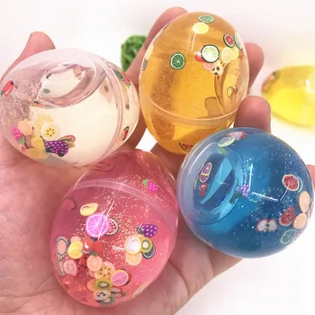  Kristal Yumurta Balçık Oyuncak Kristal Top Çamur Yaratıcı Modelleme Kil Playdough Lizun Balçık Çocuklar Macun Hamuru Anti-Stres Oyuncak