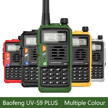  Walkie Talkie BAOFENG UV-S9 Artı Güçlü El Vericiler UHF VHF Dual Band Baofeng Radyo İki Yönlü Telsiz