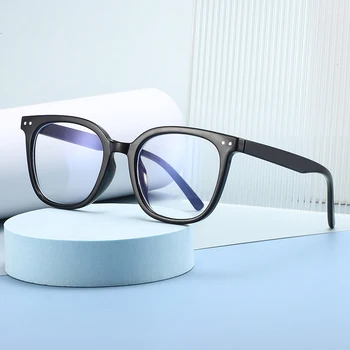  Anti mavi ışık Gözlük Kadınlar Vintage Bilgisayar Gafas Erkekler Gözlük Optik Cam Düz Lunettes De Sol Çerçeve oyun Gözlükleri