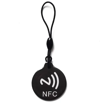  NFC 213 Epoksi Kart RFID NFC Etiketleri 144 Bayt 13.56 MHz Su Geçirmez 30*33.5 MM NFC Cep Telefonu için